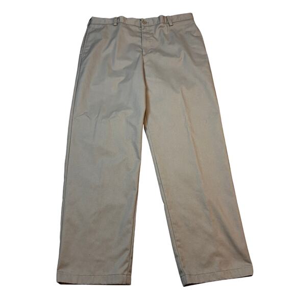 Mens Izod American Chino Dress Casual Pants Khakis 38x 34 - Picture 1 of 9